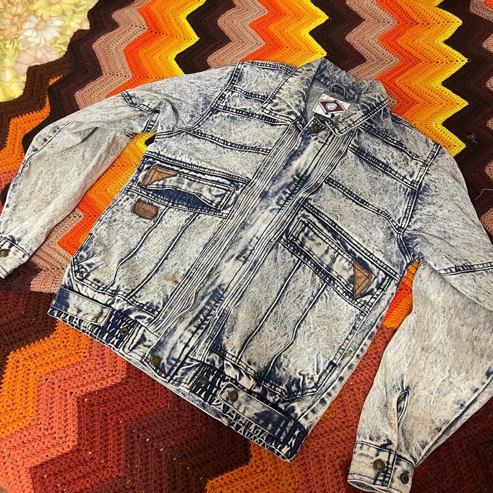 VINTAGE | 80s Acid Washed Denim - Picture 4 of 5
